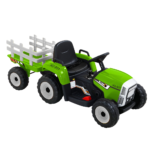Rigo Ride On Car Tractor Toy Kids Electric Cars 12V Battery Child Toddlers Green - Image 3