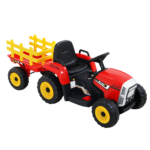 Rigo Ride On Car Tractor Toy Kids Electric Cars 12V Battery Child Toddlers Red - Image 7