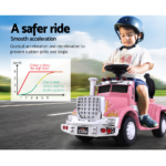 Ride On Cars Kids Electric Toys Car Battery Truck Childrens Motorbike Toy Rigo Pink - Image 10