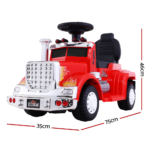 Ride On Cars Kids Electric Toys Car Battery Truck Childrens Motorbike Toy Rigo Red - Image 2