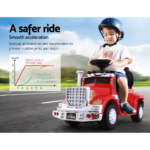 Ride On Cars Kids Electric Toys Car Battery Truck Childrens Motorbike Toy Rigo Red - Image 10