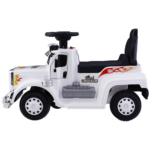 Ride On Cars Kids Electric Toys Car Battery Truck Childrens Motorbike Toy Rigo White - Image 4