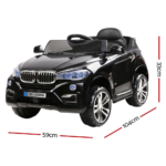 Kids Ride On Car BMW X5 Inspired Electric 12V Black - Image 2