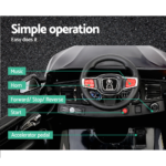 Kids Ride On Car BMW X5 Inspired Electric 12V Black - Image 7