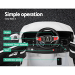 Rigo Kids Ride On Car  - White - Image 7