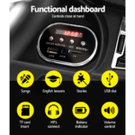 Rigo Kids Ride On Car  - White - Image 8