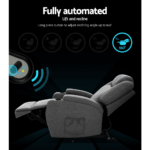 Artiss Electric Massage Chair Recliner Sofa Lift Motor Armchair Heating Fabric - Image 3