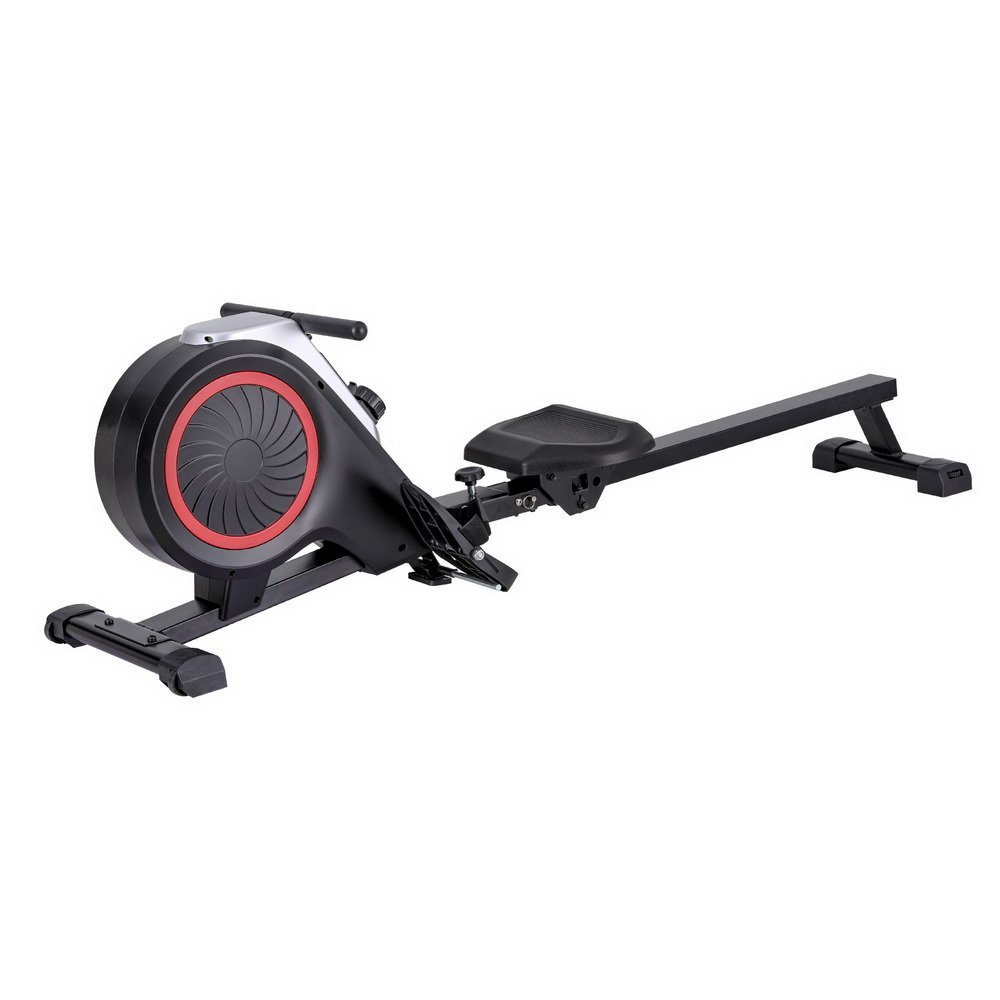 ROWING-MAG-16L-BK-172460-00 Everfit Rowing Machine 16 Levels Foldable Magnetic Rower Gym Cardio Workout - Image 1