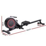 Everfit Rowing Machine 16 Levels Foldable Magnetic Rower Gym Cardio Workout - Image 2