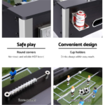 5FT Soccer Table Foosball Football Game Home Party Pub Size Kids Adult Toy Gift - Image 4