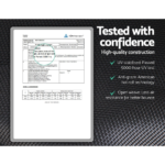 8FT Trampoline Round Trampolines Kids Safety Net Enclosure Pad Outdoor Gift Multi-coloured - Image 4