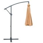 Instahut 3m Outdoor Umbrella Cantilever Beach Garden Patio Beige - Image 3