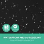 Instahut 3m Outdoor Umbrella Cantilever Garden Beach Patio Black - Image 6