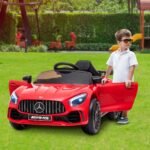 Kahuna Mercedes Benz Licensed Kids Electric Ride On Car Remote Control - Red - Image 3
