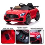 Kahuna Mercedes Benz Licensed Kids Electric Ride On Car Remote Control - Red - Image 6