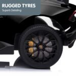 Kahuna Lamborghini Performante Kids Electric Ride On Car Remote Control - Black - Image 6