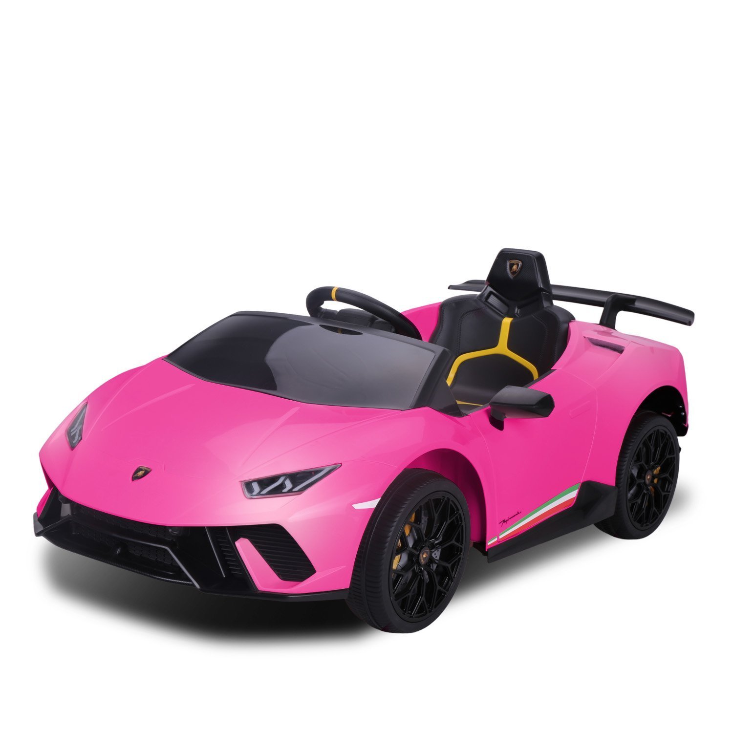 V240-CAR-LAM-PK-70540-00 Kahuna Lamborghini Performante Kids Electric Ride On Car Remote Control by Kahuna - Pink - Image 1