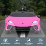 Kahuna Lamborghini Performante Kids Electric Ride On Car Remote Control by Kahuna - Pink - Image 2