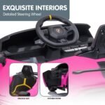 Kahuna Lamborghini Performante Kids Electric Ride On Car Remote Control by Kahuna - Pink - Image 3