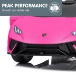 Kahuna Lamborghini Performante Kids Electric Ride On Car Remote Control by Kahuna - Pink - Image 11