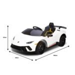 Kahuna Lamborghini Performante Kids Electric Ride On Car Remote Control by Kahuna - White - Image 7