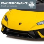 Kahuna Lamborghini Performante Kids Electric Ride On Car Remote Control - Yellow - Image 12