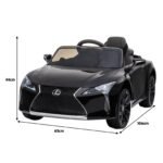 Kahuna Licensed Lexus LC 500 Kids Electric Ride On Car - Black - Image 4
