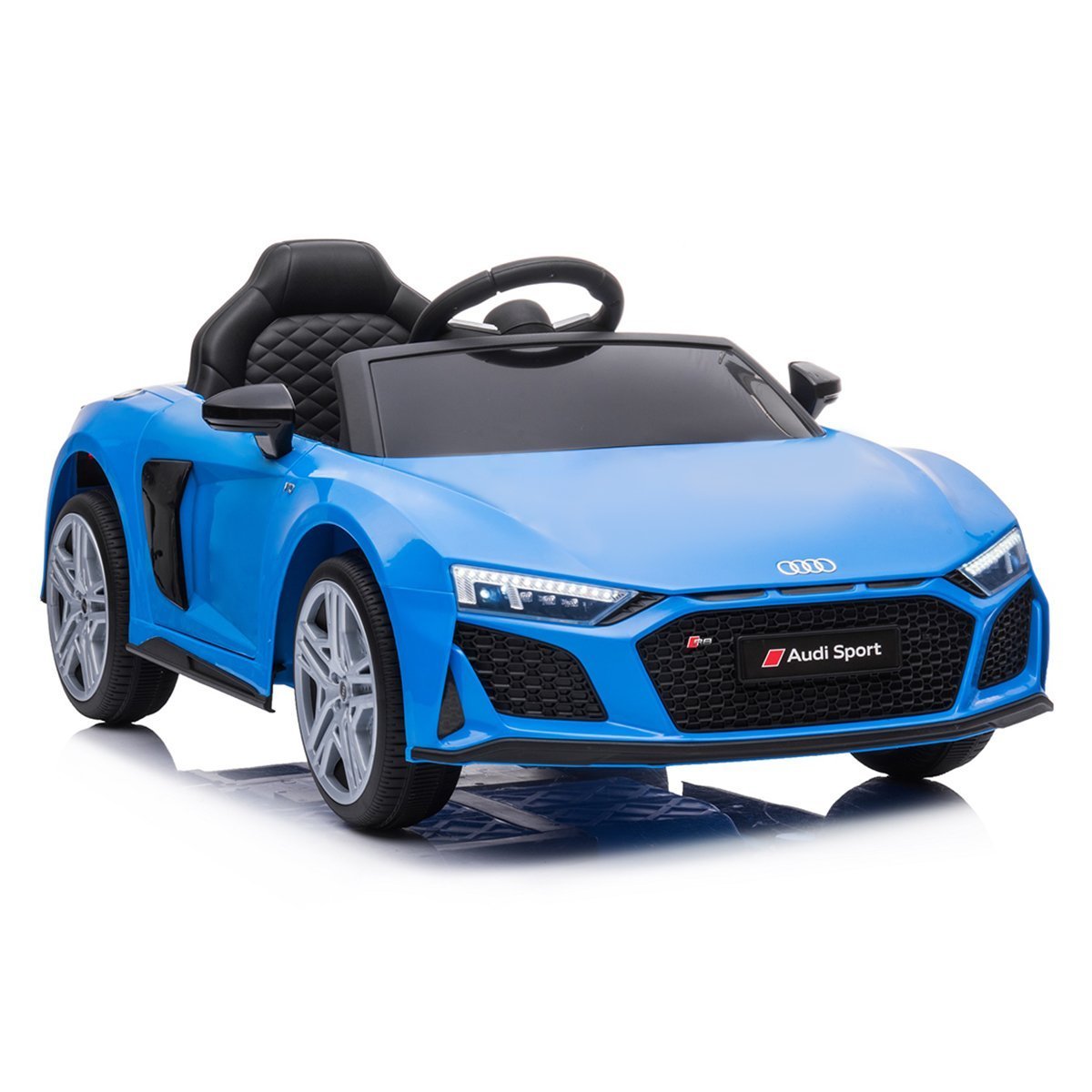V240-CAR-SPT-BU-70536-00 Kahuna Audi Sport Licensed Kids Electric Ride On Car Remote Control - Blue - Image 1