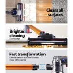 Devanti Handheld Vacuum Cleaner Bagless Cordless 150W Gold - Image 4