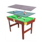 5FT 3 in 1 Snooker table (Snooker table + Table tennis table + Dinning table) - Image 8