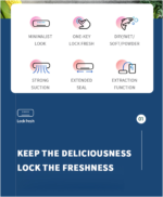 Vacuum Sealer machine; automatic sealer; food storage device - Image 2