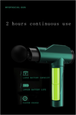 Myofascial Massage Gun; Rechargeable batteries - Image 6