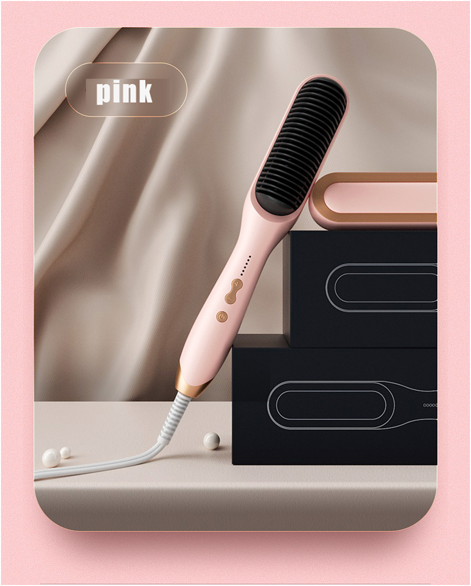 image 2 in 1 Hair Straightener and curler comb - Image 1